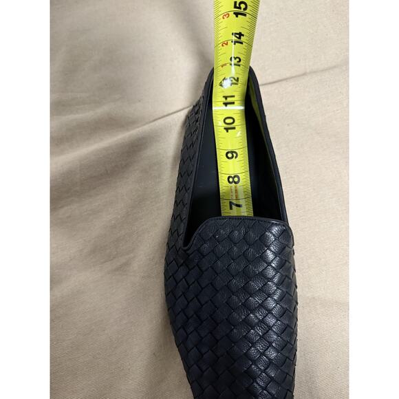 Bottega Veneta Shoes Black Intrecciato Woven Leather Mens Loafers Made in Italy - Picture 11 of 16